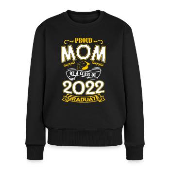 Stolze Mutter Der Abschlussklasse 2022 - Frauen Premium Bio Pullover - Schwarz - Vorne - Julia (174cm)