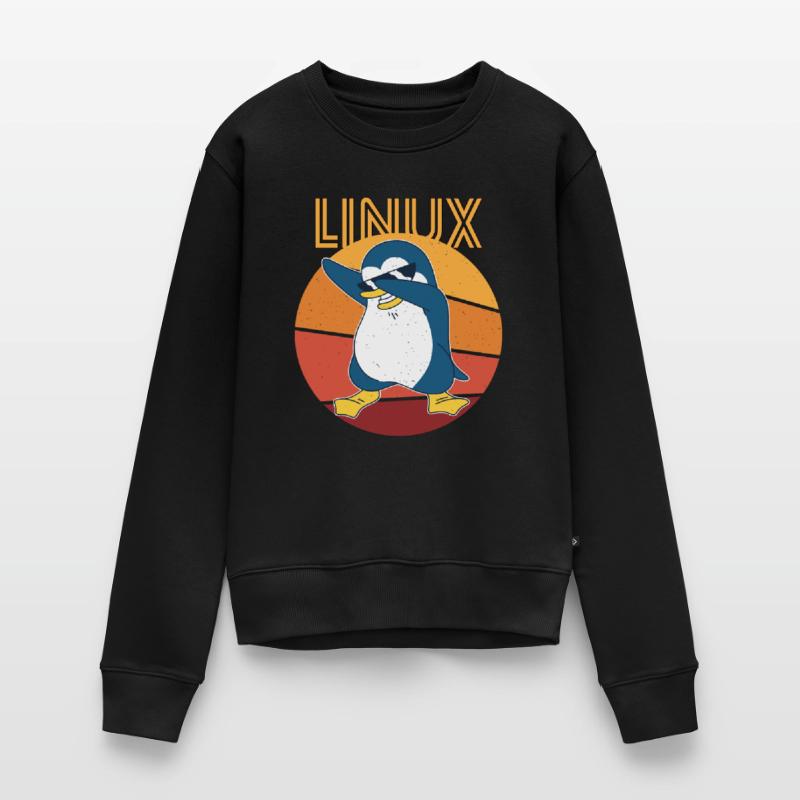 Linux Admin Cool Penguin Nerd Informatics Pull Premium bio Femme