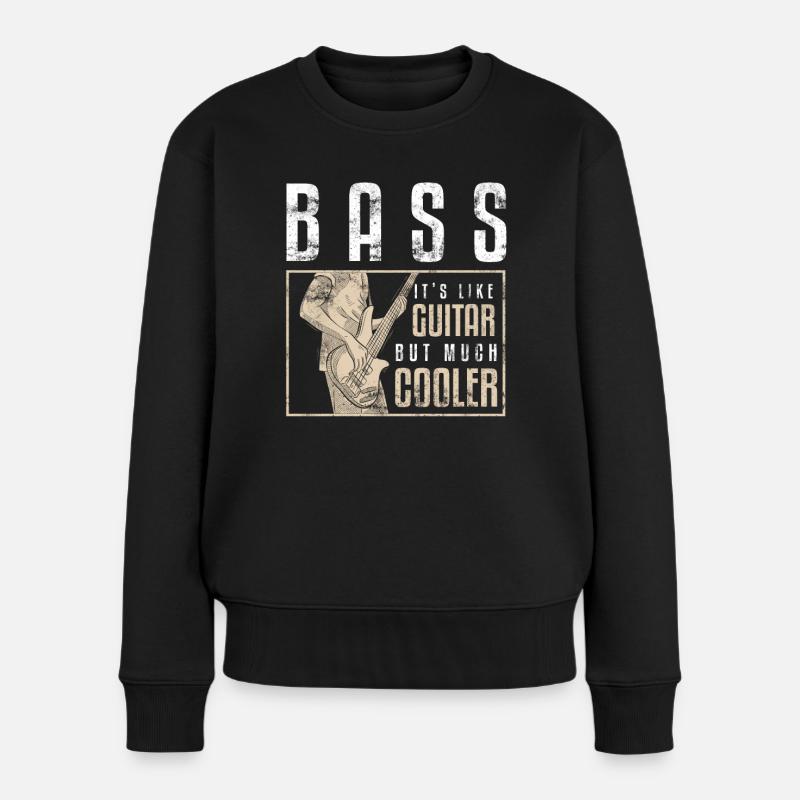 Basse Basse Bassiste - Pull Premium bio Femme - noir