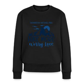 Randonnées Shenandoah National Park Souvenir Virg - Pull Premium bio Femme - noir - Devant - Julia (174cm)