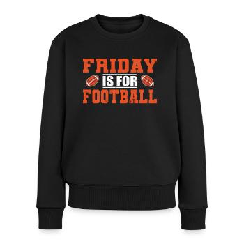 Le vendredi de football américain est pour les joueurs de football - Pull Premium bio Femme - noir - Devant - Julia (174cm)
