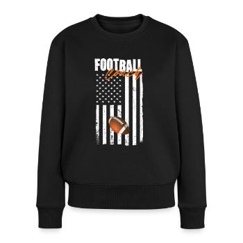 Entraîneur de football américain Joueur de football américain Sports - Pull Premium bio Femme - noir - Devant - Julia (174cm)