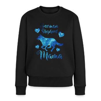 Berger Allemand Mama Dog Lovers - Pull Premium bio Femme - noir - Devant - Julia (174cm)