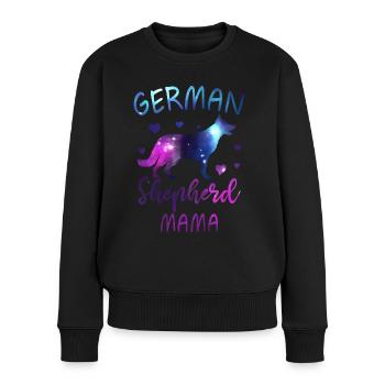 Berger Allemand Mama Dog Lovers - Pull Premium bio Femme - noir - Devant - Julia (174cm)