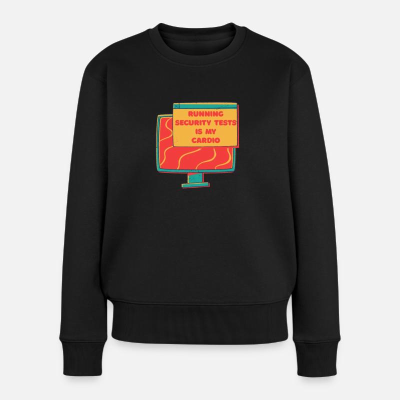 Cybersecurity - IT Security Computer Scientist - Women's Premium Organic Jumper - black