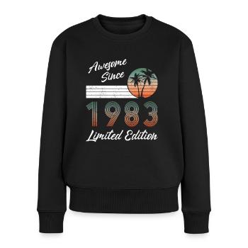 40th Anniversary Awesome Since 1983 Limited Edition - Pull Premium bio Femme - noir - Devant - Julia (174cm)
