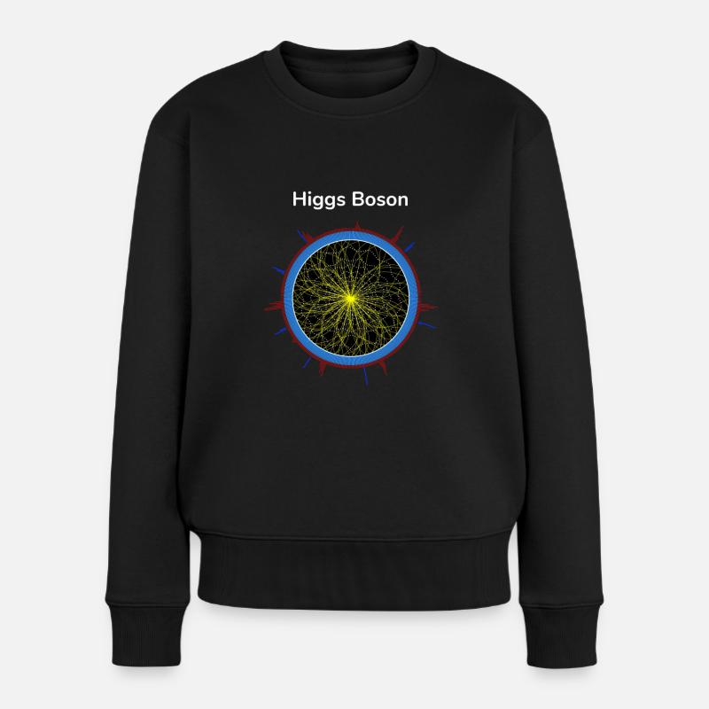Higgs-Boson - Frauen Premium Bio Pullover - Schwarz