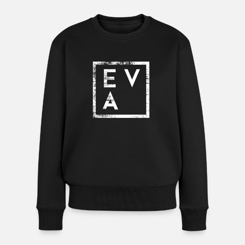 Eva Minimalisme - Pull Premium bio Femme - noir