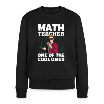 Professeur de mathématiques L’une des écoles Cool Ones - Pull Premium bio Femme - noir - Devant - Julia (174cm)