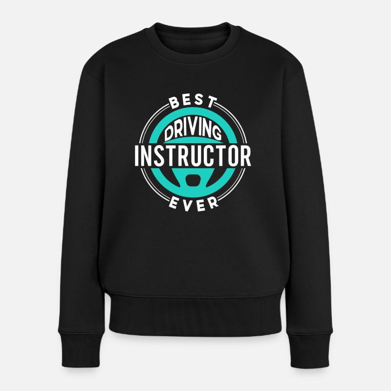 Meilleur moniteur de conduite de tous les temps école de conduite - Pull Premium bio Femme - noir