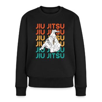 Jiu Jitsu Jujutsu Martial Arts Kampfkunst MMA - Women's Premium Organic Jumper - black - Front - Julia (174cm)