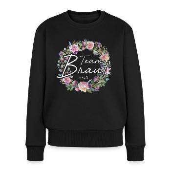 JGA Frauen T-Shirts Junggesellinnenabschied Damen - Frauen Premium Bio Pullover - Schwarz - Vorne - Julia (174cm)