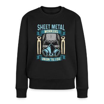 Sheet Metal Workers Union 'Til Fabricator Workers - Women's Premium Organic Jumper - black - Front - Julia (174cm)