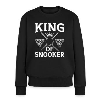 Billiards King Of Snooker 8 Ball Pool Players - Women's Premium Organic Jumper - black - Front - Julia (174cm)