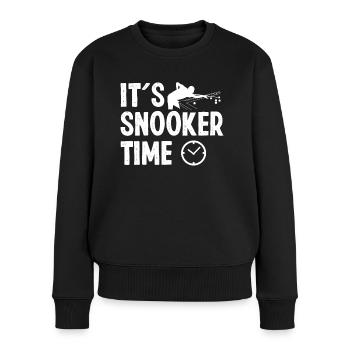 Snooker Time Billiards 8 Ball Pool Players - Women's Premium Organic Jumper - black - Front - Julia (174cm)