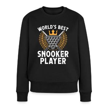 Billard Worlds Best Snooker Player 8 Ball Pool - Pull Premium bio Femme - noir - Devant - Julia (174cm)