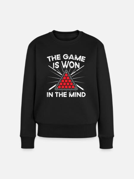 Snooker Game Won In The Mind Billard 8 Ball Pool - Frauen Premium Bio Pullover - Schwarz