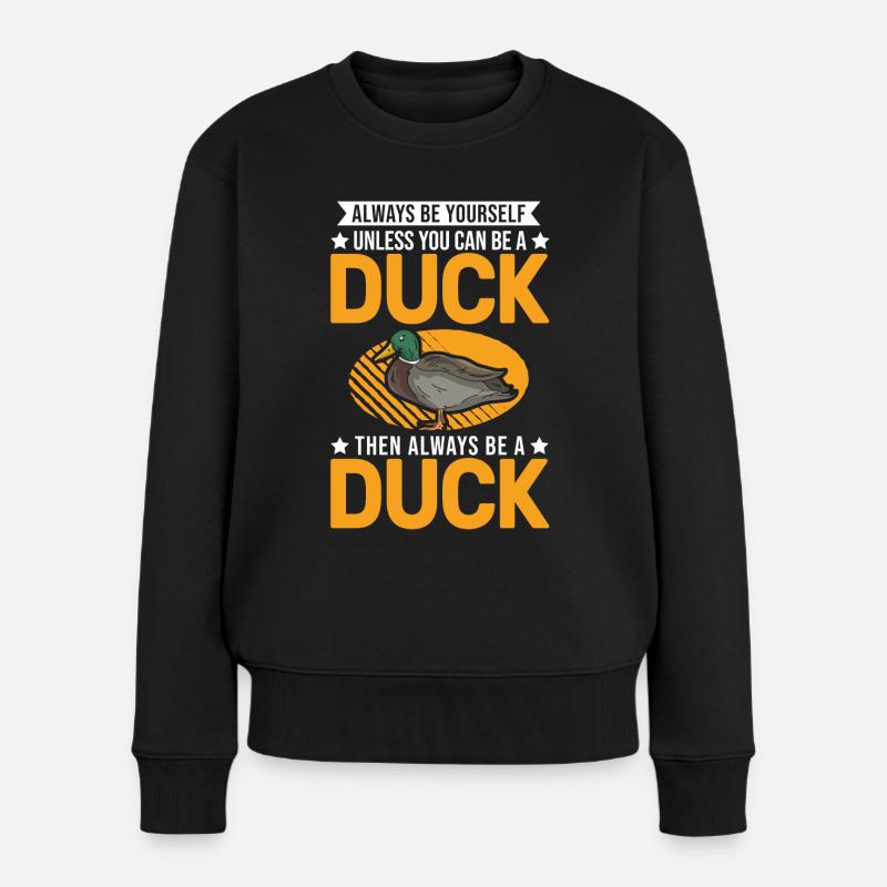 Duck Gift Duck Duck Breeder - Pull Premium bio Femme - noir