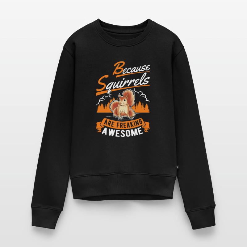 Squirrel Gift Squirrel Grey Squirrel Women's Premium Organic Jumper