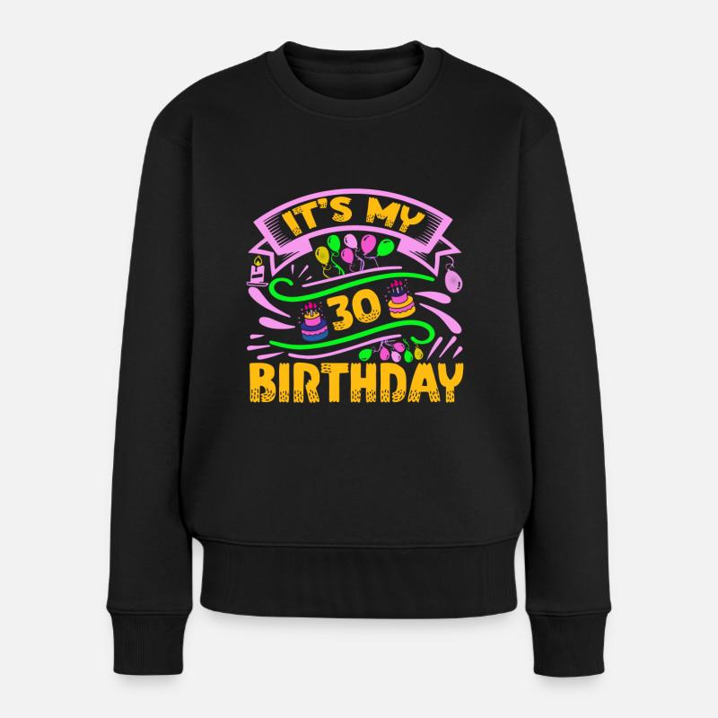 C’est mon 30 ans - Pull Premium bio Femme - noir