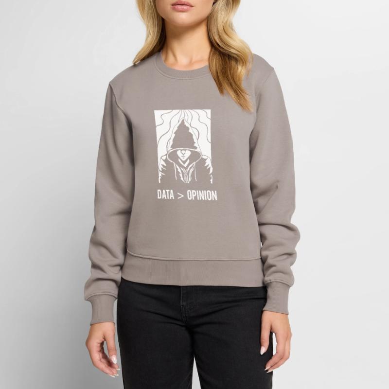 Code Codeur de données > d’opinion Programmeur de code de codage Pull Premium bio Femme
