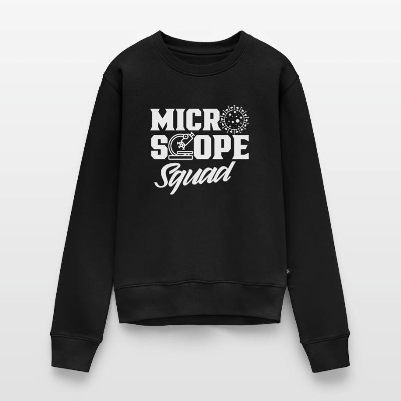Équipe de microscope Microscopes Dictons de microscope Pull Premium bio Femme