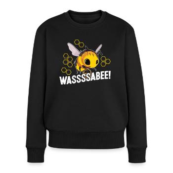 Imker Wassssabee Honig Bienenliebhaber Imkerei - Frauen Premium Bio Pullover - Schwarz - Vorne - Julia (174cm)