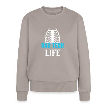 Rad Tech Radiology Men Women Radiographer - Women's Premium Organic Jumper - taupe - Front - Julia (174cm)
