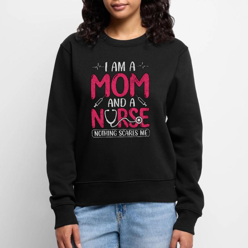 Ich bin eine Mutter und eine Krankenschwester Muttertagskrankenpflegeschule Frauen Premium Bio Pullover