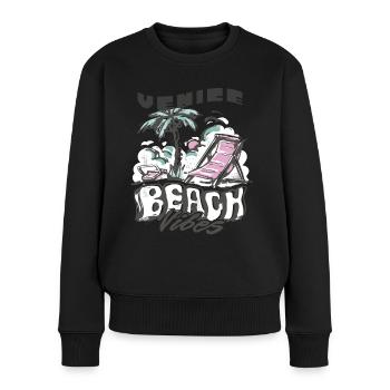 California Venice Beach Holiday Beach Holidays - Women's Premium Organic Jumper - black - Front - Julia (174cm)