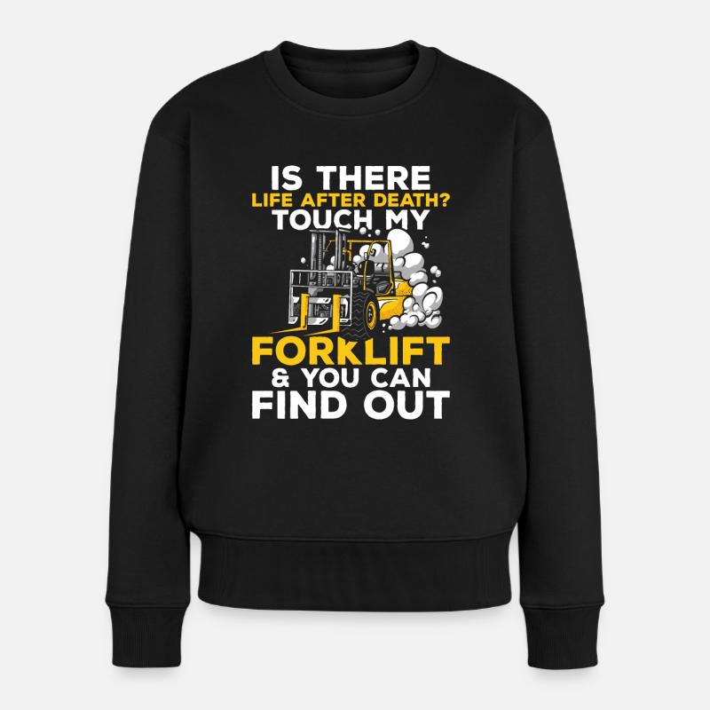 Forklift Driver Forklift Operator - Women's Premium Organic Jumper - black