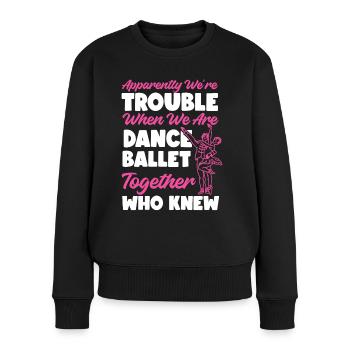 Ballet Danseuse Danse Ballerine - Pull Premium bio Femme - noir - Devant - Julia (174cm)