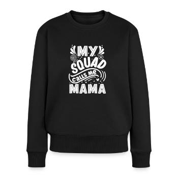 Meilleur anniversaire de la fête des mères Mignon Mama drôle - Pull Premium bio Femme - noir - Devant - Julia (174cm)