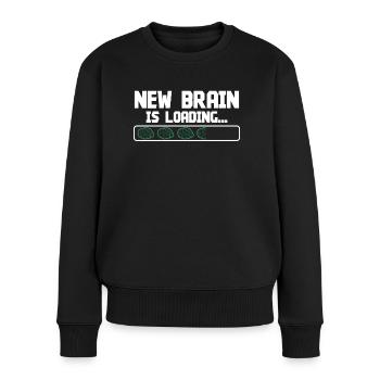 Brain Surgeon New Brain Is Loading Neurosurgeon - Women's Premium Organic Jumper - black - Front - Julia (174cm)
