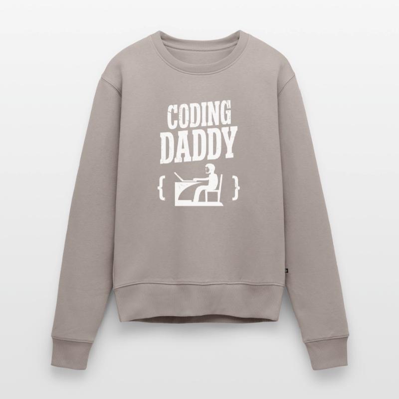 Softwareentwickler Coding Daddy Programmierer Geek Frauen Premium Bio Pullover