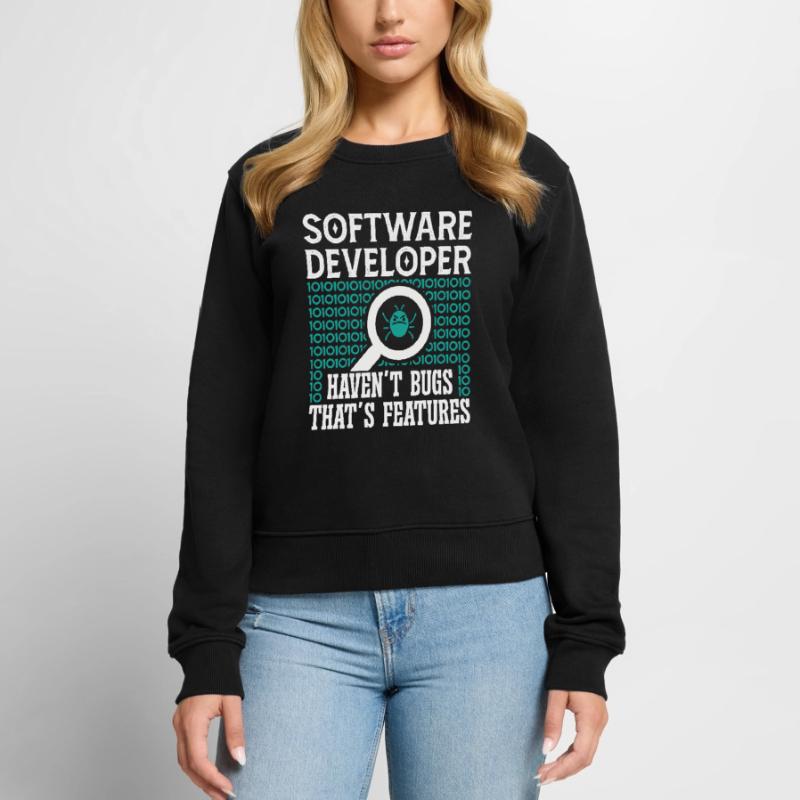 Softwareentwickler Software Developer Haven´t Bugs Frauen Premium Bio Pullover