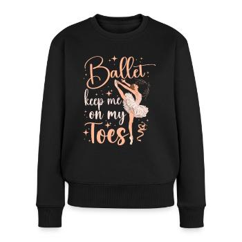 Ballet Danseuse Danse Ballerine - Pull Premium bio Femme - noir - Devant - Julia (174cm)