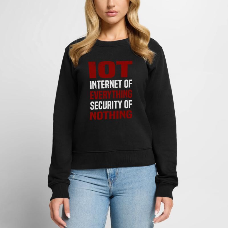 Internet des objets Programmeur IOT Admin IT Pull Premium bio Femme
