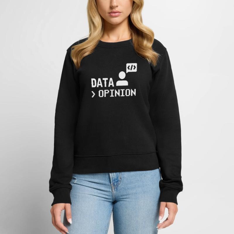 Data > Opinion Programmeur Codeur Codeur Pull Premium bio Femme