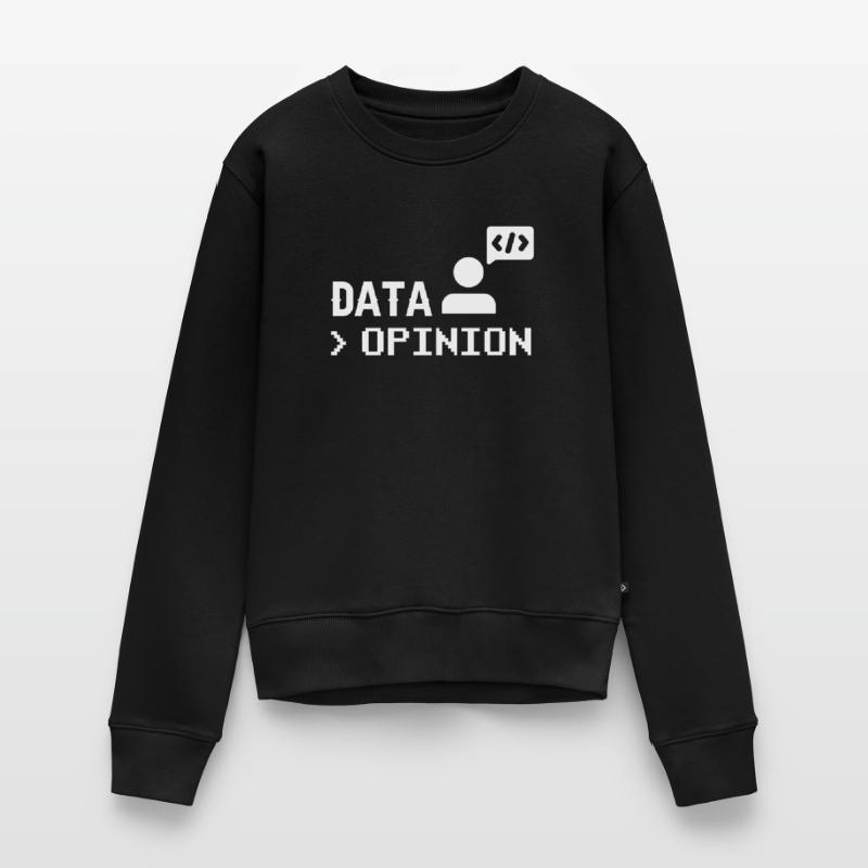 Data > Opinion Programmeur Codeur Codeur Pull Premium bio Femme