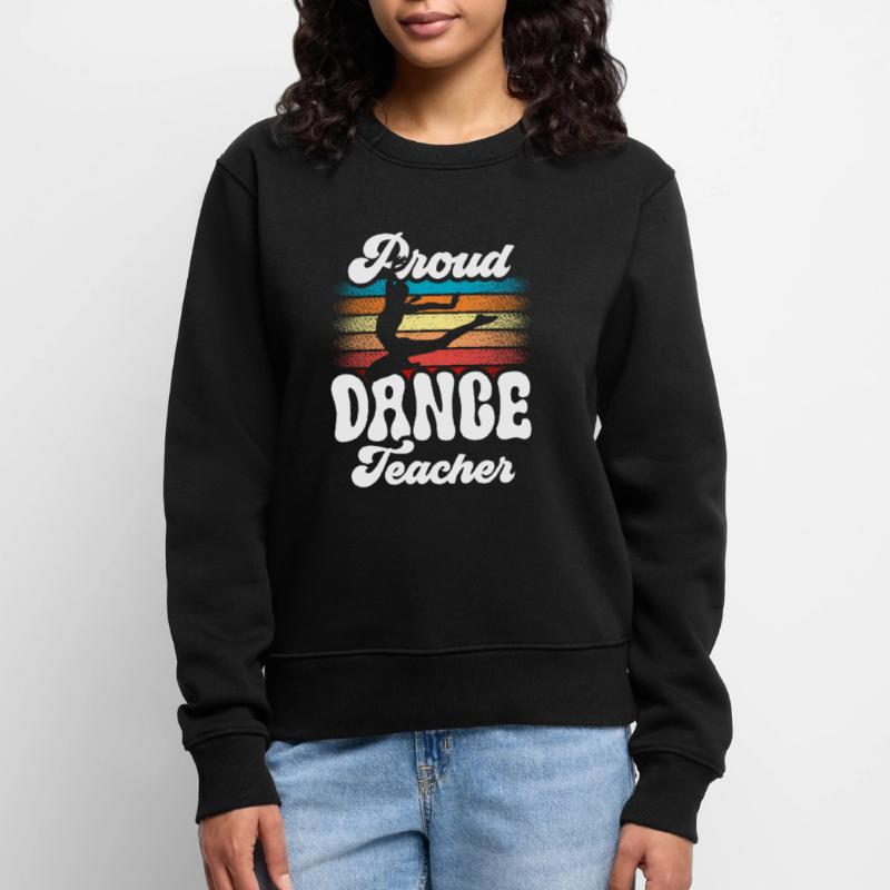 Fier professeur de danse École de danse Professeur de danse Professeur de danse Pull Premium bio Femme