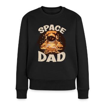 Astronaute Space Dad Spaceman Space Planet - Pull Premium bio Femme - noir - Devant - Julia (174cm)