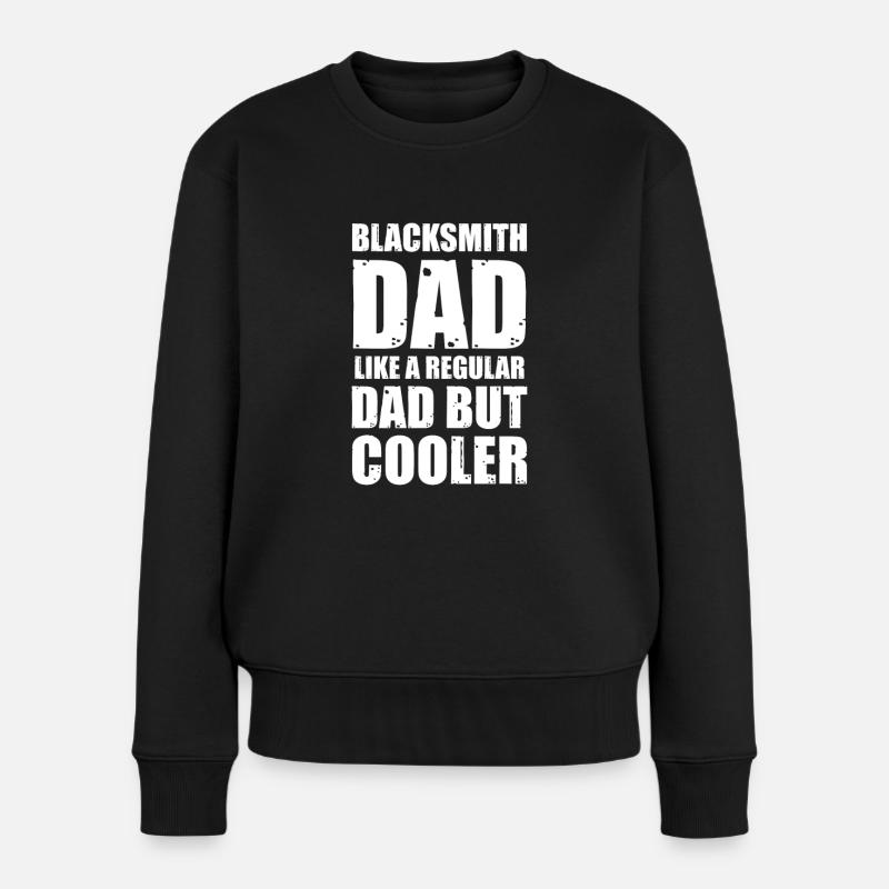 Blacksmith Funny Forge Hammer Workwear Blacksmith - Women's Premium Organic Jumper - black