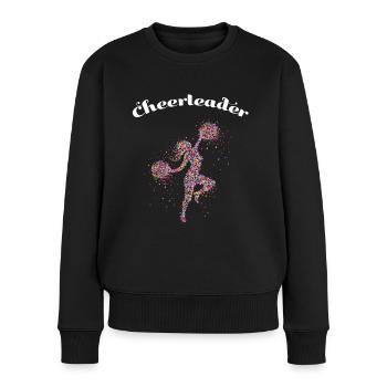 Cheerleading Cheerdance Cheerleader Cheerleaderin - Women's Premium Organic Jumper - black - Front - Julia (174cm)
