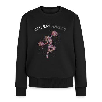 Cheerleader Cheerleading Cheerdance Dancing - Women's Premium Organic Jumper - black - Front - Julia (174cm)