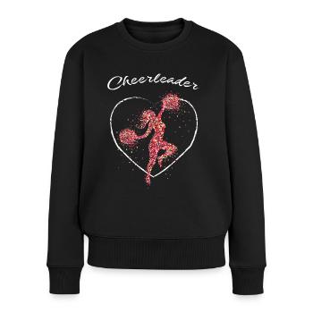 Chorégraphie du championnat de cheerdance Cheerleader - Pull Premium bio Femme - noir - Devant - Julia (174cm)