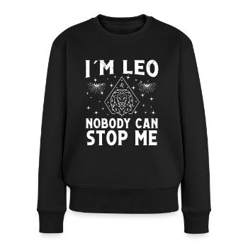 Astrology Leo Nobody Can Stop Me Esoteric Signs - Women's Premium Organic Jumper - black - Front - Julia (174cm)