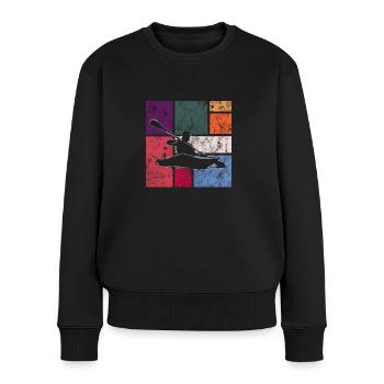 Canoe - Women's Premium Organic Jumper - black - Front - Julia (174cm)
