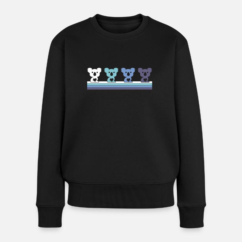 Koala - Pull Premium bio Femme - noir