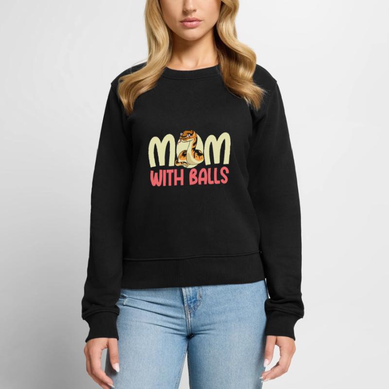 Königspython Python Schlange Frauen Premium Bio Pullover